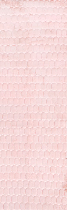 Plush Cloud Washable Area Rug 120x180cm Blush Color