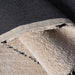 Plush Polyester Microfiber Area Rug in Ivory and Charcoal