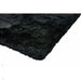 Plush Super Thick Heavyweight High-Density Luxury Hand-Woven Soft High-Pile Plain Polyester Shaggy Black Rug