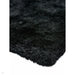 Plush Super Thick Heavyweight High-Density Luxury Hand-Woven Soft High-Pile Plain Polyester Shaggy Black Rug