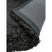 Plush Super Thick Heavyweight High-Density Luxury Hand-Woven Soft High-Pile Plain Polyester Shaggy Black Rug