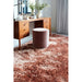 Plush Super Thick Heavyweight High-Density Luxury Hand-Woven Soft High-Pile Plain Polyester Shaggy Blush Round Rug