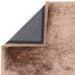 Plush Super Thick Heavyweight High-Density Luxury Hand-Woven Soft High-Pile Plain Polyester Shaggy Blush Round Rug