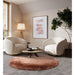 Plush Super Thick Heavyweight High-Density Luxury Hand-Woven Soft High-Pile Plain Polyester Shaggy Blush Rug