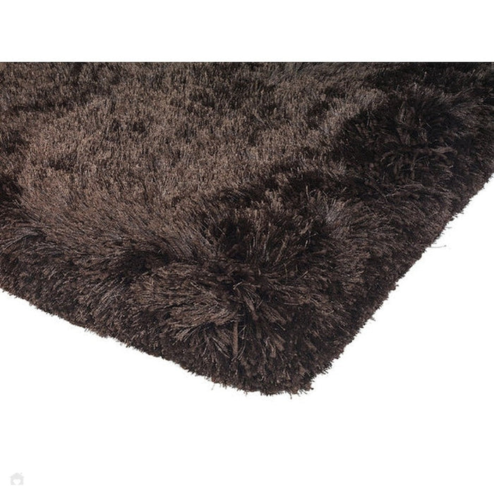 Pluche super dik zwaargewicht luxe handgeweven zacht hoogpolig polyester shaggy donker chocolade tapijt met hoge dichtheid