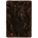 Pluche super dik zwaargewicht luxe handgeweven zacht hoogpolig polyester shaggy donker chocolade tapijt met hoge dichtheid