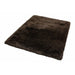 Pluche super dik zwaargewicht luxe handgeweven zacht hoogpolig polyester shaggy donker chocolade tapijt met hoge dichtheid