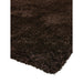 Pluche super dik zwaargewicht luxe handgeweven zacht hoogpolig polyester shaggy donker chocolade tapijt met hoge dichtheid