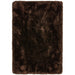 Pluche super dik zwaargewicht luxe handgeweven zacht hoogpolig polyester shaggy donker chocolade tapijt met hoge dichtheid