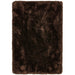 Pluche super dik zwaargewicht luxe handgeweven zacht hoogpolig polyester shaggy donker chocolade tapijt met hoge dichtheid