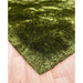 Pluche superdik, zwaargewicht luxe handgeweven zacht hoogpolig polyester shaggy groen tapijt met hoge dichtheid