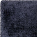 Plush Super Thick Heavyweight High-Density Luxury Hand-Woven Soft High-Pile Plain Polyester Shaggy Navy Blue Round Rug