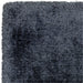 Plush Super Thick Heavyweight High-Density Luxury Hand-Woven Soft High-Pile Plain Polyester Shaggy Navy Blue Round Rug