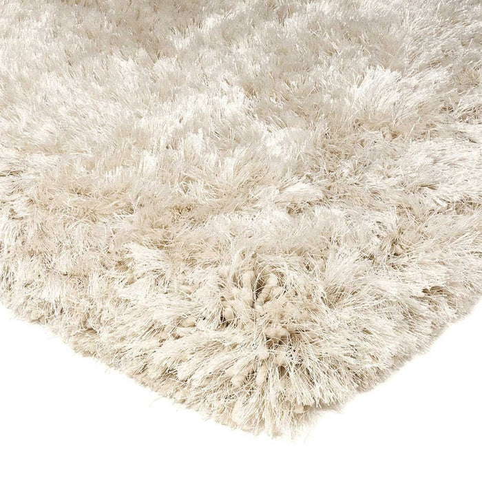 Plush Super Thick Heavyweight High-Density Luxury Hand-Woven Soft High-Pile Plain Polyester Shaggy Pearl Rug