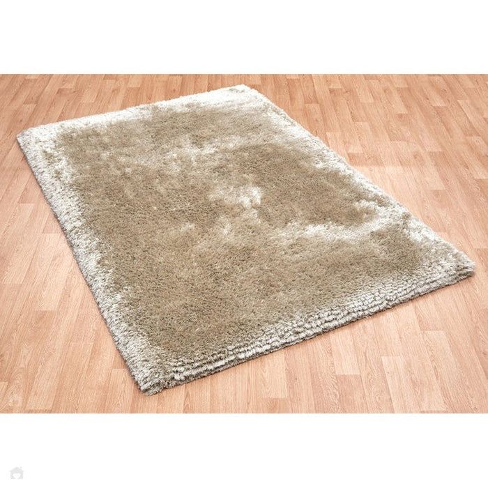 Plush Super Thick Heavyweight High-Density Luxury Hand-Woven Soft High-Pile Plain Polyester Shaggy Pearl Rug