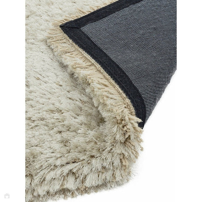Plush Super Thick Heavyweight High-Density Luxury Hand-Woven Soft High-Pile Plain Polyester Shaggy Pearl Rug
