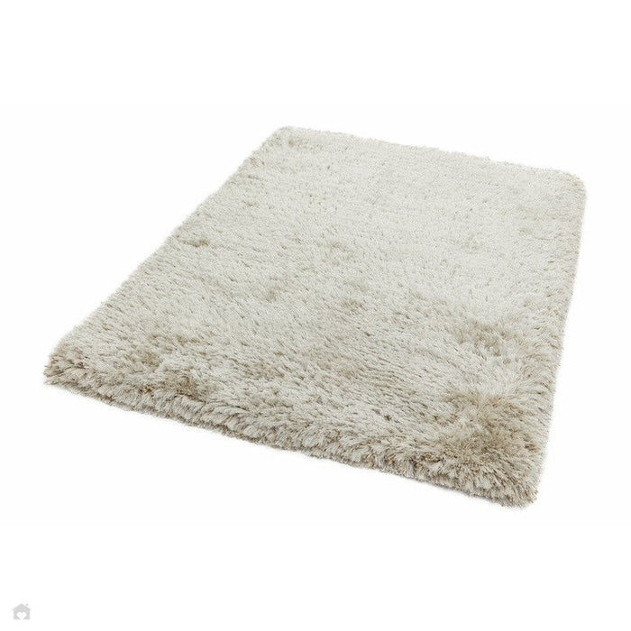 Plush Super Thick Heavyweight High-Density Luxury Hand-Woven Soft High-Pile Plain Polyester Shaggy Pearl Rug