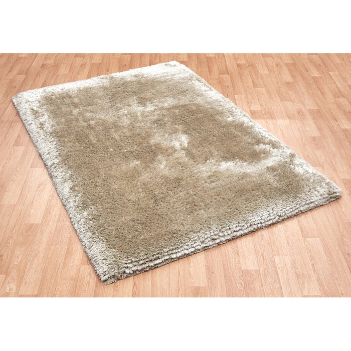 Plush Super Thick Heavyweight High-Density Luxury Hand-Woven Soft High-Pile Plain Polyester Shaggy Pearl Rug