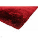 Plush Super Thick Heavyweight High-Density Luxury Hand-Woven Soft High-Pile Plain Polyester Shaggy Red Rug