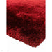 Plush Super Thick Heavyweight High-Density Luxury Hand-Woven Soft High-Pile Plain Polyester Shaggy Red Rug