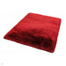 Plush Super Thick Heavyweight High-Density Luxury Hand-Woven Soft High-Pile Plain Polyester Shaggy Red Rug