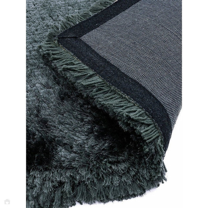 Plush Super Thick Heavyweight High-Density Luxury Hand-Woven Soft High-Pile Plain Polyester Shaggy Slate Rug