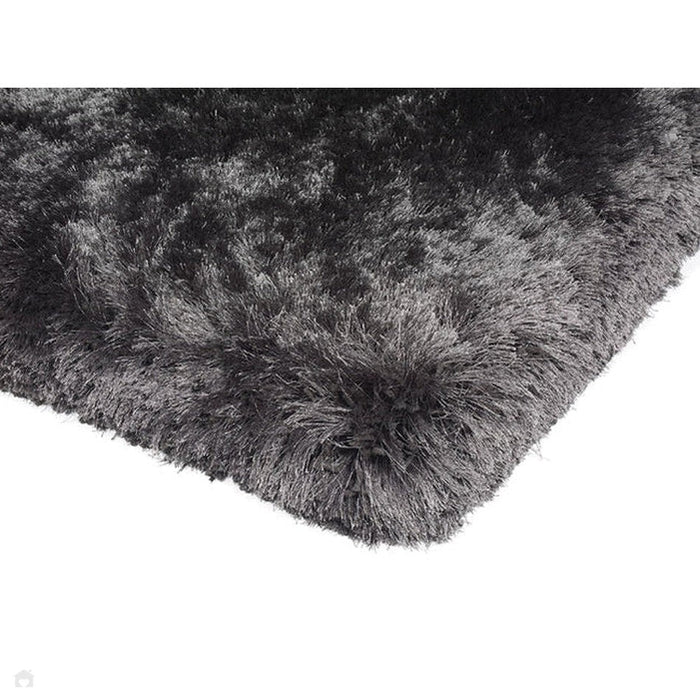 Plush Super Thick Heavyweight High-Density Luxury Hand-Woven Soft High-Pile Plain Polyester Shaggy Slate Rug