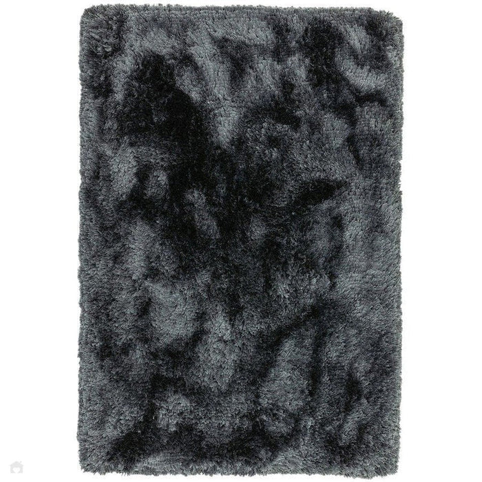 Plush Super Thick Heavyweight High-Density Luxury Hand-Woven Soft High-Pile Plain Polyester Shaggy Slate Rug