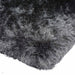 Plush Super Thick Heavyweight High-Density Luxury Hand-Woven Soft High-Pile Plain Polyester Shaggy Slate Rug