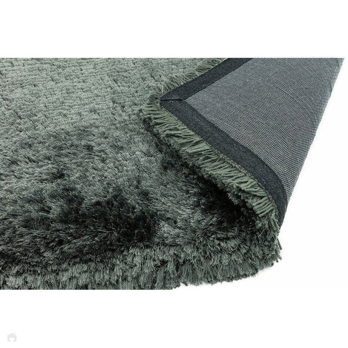 Plush Super Thick Heavyweight High-Density Luxury Hand-Woven Soft High-Pile Plain Polyester Shaggy Slate Rug