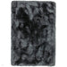 Plush Super Thick Heavyweight High-Density Luxury Hand-Woven Soft High-Pile Plain Polyester Shaggy Slate Rug