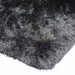 Plush Super Thick Heavyweight High-Density Luxury Hand-Woven Soft High-Pile Plain Polyester Shaggy Slate Rug