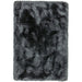 Plush Super Thick Heavyweight High-Density Luxury Hand-Woven Soft High-Pile Plain Polyester Shaggy Slate Rug