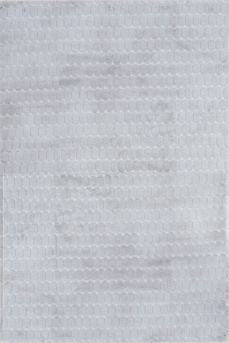 Plush Washable Cloud Rug in Silver 120x180 cm