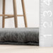 Plush Washable Dark Grey Faux Sheepskin Rug 120x160 cm