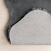 Plush Washable Dark Grey Faux Sheepskin Rug 120x160 cm