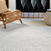 Plush White Shag Area Rug for Living Room and Bedroom