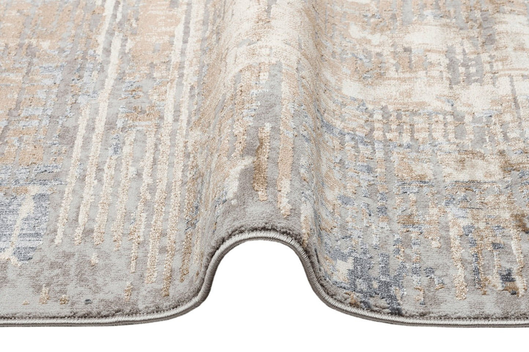 Pollo Poll104 Silver Grey Runner Rug