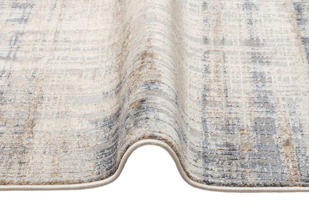 Pollo Poll105 Silver Grey Runner Rug