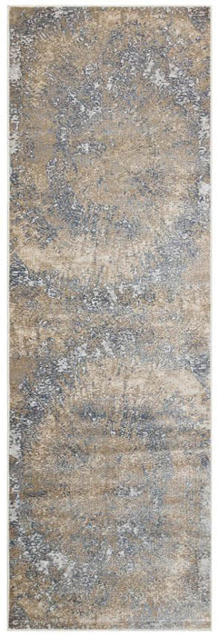 Pollo Poll109 Grey Taupe Runner Rug