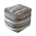 Polyester Tufted Pouf for Home Decor