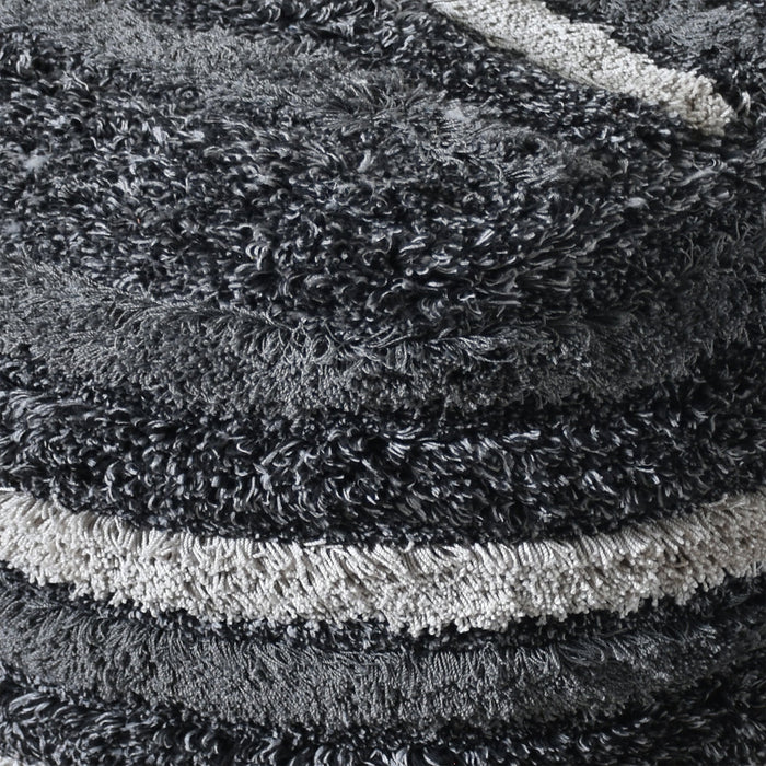 Polyester Tufted Pouf for Home Decor