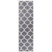 Portland 1095 1 Modern Geometric Arabesque Trellis Carved Short-Pile Grey/Cream Rug