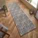 Portland 750 N Modern Geometric Carved Short-Pile Grey/Cream Rug