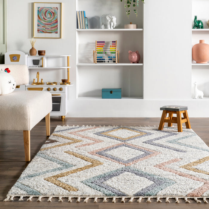 Primrose Kids Beige Diamond Dreams Area Rug 140x200 cm