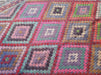 Purple Turkish Kilim Rug 317cm x 183cm Handcrafted Vintage