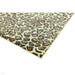 Quantum QU01 Modern Leopard Print Metallic Shimmer Flat Pile Gold/Brown/Black/Green/Grey Rug