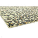 Quantum QU01 Modern Leopard Print Metallic Shimmer Flat Pile Gold/Brown/Black/Green/Grey Rug