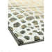 Quantum QU02 modern giraffeprint metallic glanzend platpolig zilver/bruin vloerkleed