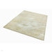 Quantum QU05 Modern Honeycomb Print Metallic Shimmer Flat Pile Beige/Gold Rug